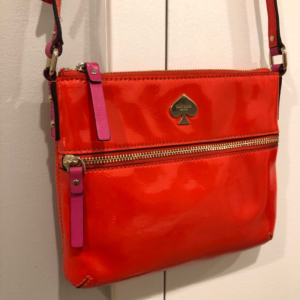 KATE SPADE ♠️ Patent Leather Crossbody Bag